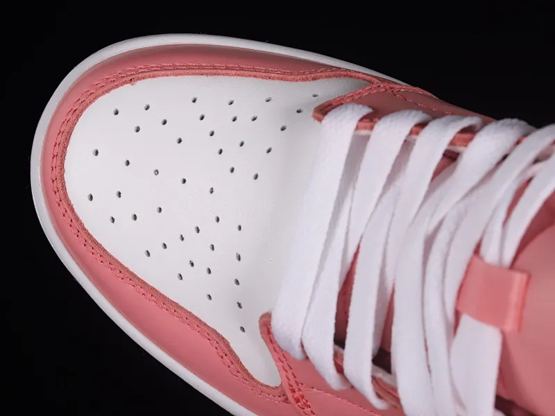 All categories Air Jordan Jordan series basketball shoes Air Jordan 1 Mid Air Jordan 1 Mid "Desert Berry" AJ1 Joe 1 pink and white mid-top cultural basketball shoes DQ8423-616